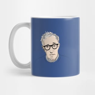 Woody Allen Portrait Mug